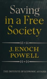 Tapa de Saving in a free society