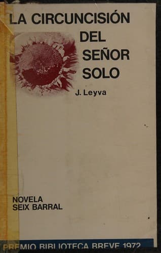 Tapa de La circuncision del senor solo