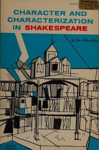 Tapa de Character and characterization in Shakespeare