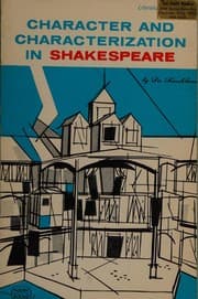 Tapa de Character and characterization in Shakespeare