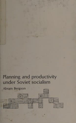 Tapa de Planning and productivity under Soviet socialism