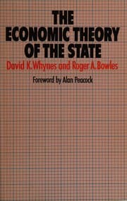 Tapa de The economic theory of the state