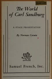 Tapa de The world of Carl Sandburg