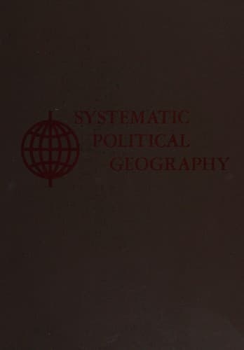 Tapa de Systematic political geography