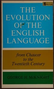 Tapa de The evolution of the English language