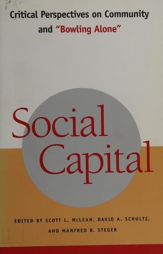 Tapa de Social capital