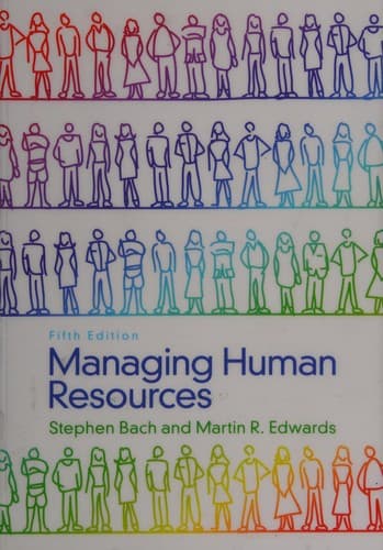 Tapa de Managing human resources