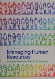 Tapa de Managing human resources