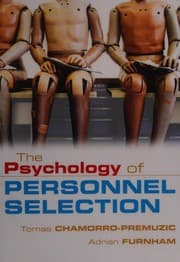 Tapa de The psychology of personnel selection