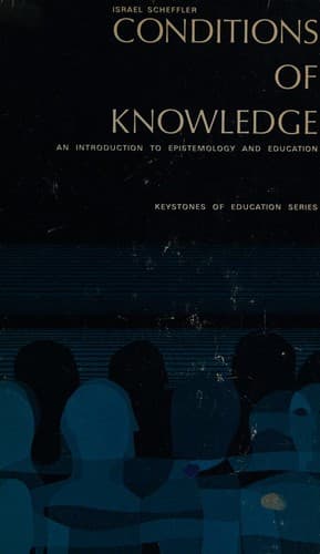 Tapa de Conditions of knowledge