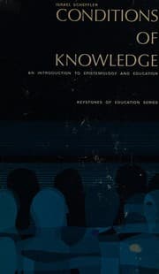 Tapa de Conditions of knowledge