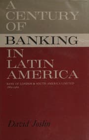 Tapa de A century of banking in Latin America