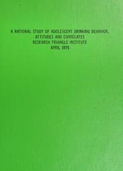 Tapa de A national study of adolescent drinking behavior