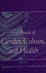 Tapa de Handbook of gender, culture, and health