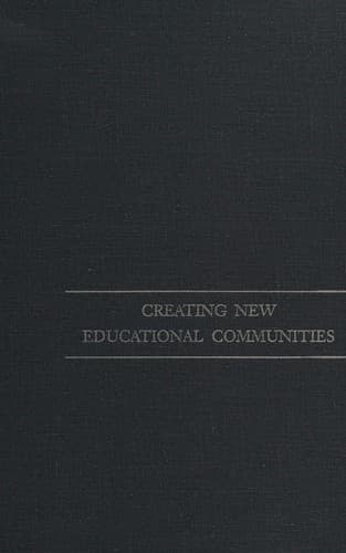 Tapa de Creating new educational communities