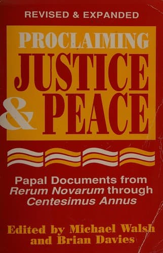 Tapa de Proclaiming justice & peace