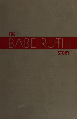 Tapa de The Babe Ruth story