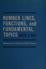 Tapa de Number lines, functions, and fundamental topics