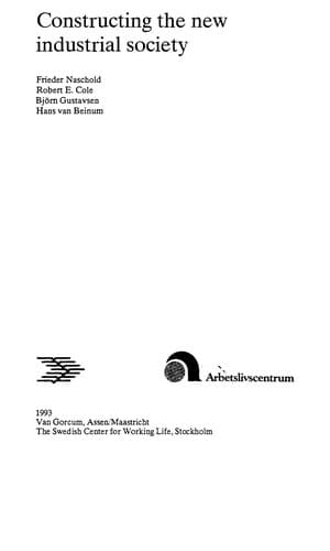 Tapa de Constructing the new industrial society