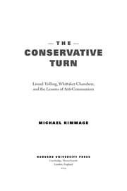 Tapa de The conservative turn