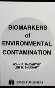 Tapa de Biomarkers of environmental contamination
