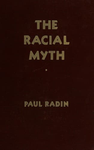 Tapa de The racial myth