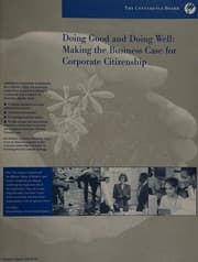 Tapa de Doing good and doing well