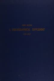 Tapa de John Milton; a bibliographical supplement, 1929-1957