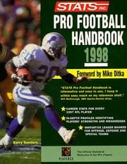 Tapa de Stats 1998 Pro Football Handbook (STATS Pro Football Handbook)