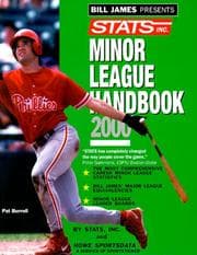 Tapa de STATS Minor League Handbook, 2000