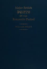 Tapa de Major British poets of the romantic period