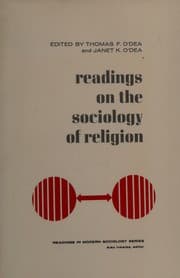 Tapa de Readings on the sociology of religion
