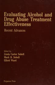 Tapa de Evaluating alcohol and drug abuse treatment effectiveness