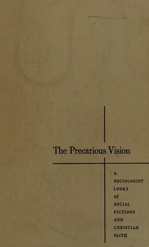 Tapa de The precarious vision