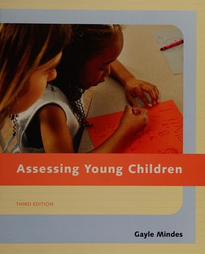 Tapa de Assessing young children