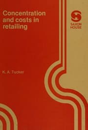 Tapa de Concentration and costs in retailing