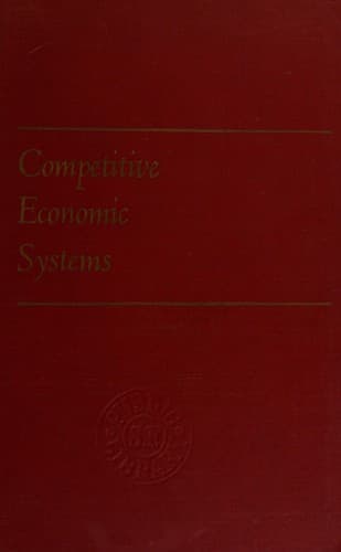 Tapa de Competitive economic systems