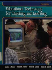 Tapa de Educational technology for teaching and learning