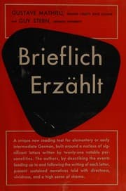 Tapa de Brieflich erzählt
