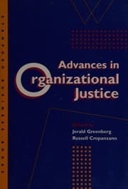 Tapa de Advances in organizational justice