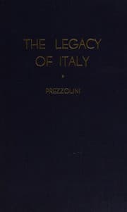 Tapa de The legacy of Italy