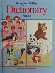 Tapa de Houghton Mifflin picture dictionary