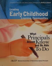 Tapa de Leading Early Childhood Learning Communities