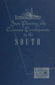Tapa de State planning and economic development in the South