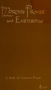 Tapa de Morning praise and evensong