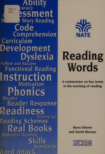 Tapa de Reading words