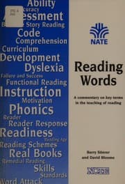 Tapa de Reading words