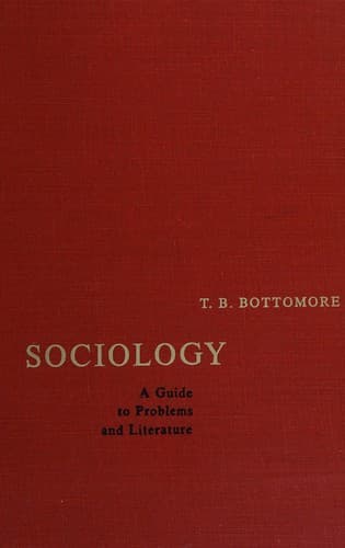 Tapa de Sociology