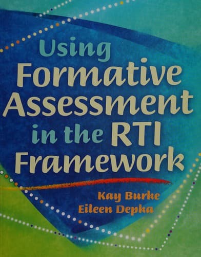 Tapa de Using formative assessment in the RTI framework