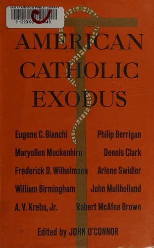Tapa de American Catholic exodus